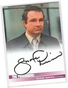 The Persuaders Series 1 (One) - SR1 Shane Rimmer - Lomax - Autograph/Auto Card - Picture 1 of 3
