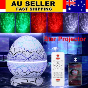 Dinosaur Egg Galaxy Projector LED Star Light Projection Night Lamp Music Speaker - Picture 1 of 19