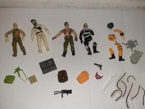 GI JOE arah lot 1983 Duke 1984 Bivouac RADIO 87 Zanzibar Lady Jaye accessories - Picture 1 of 9