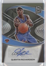 2020-21 Panini Spectra Signatures /75 Quentin Richardson #SIG-QRI Auto