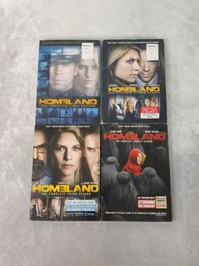 Homeland Season 1, 2,3, And 4 DVD Complete 4-Disc Set Each Season - Picture 1 of 23