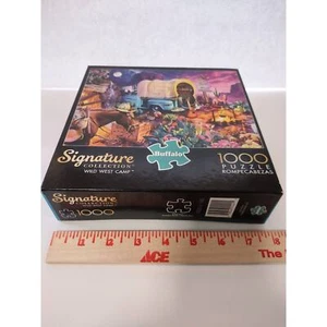 Signature Collection Wild West Camp Jeff Haynie 1000-teiliges Puzzle brandneu Buffalo - Bild 1 von 8