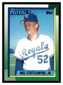 1990 Topps #263 MEL STOTTLEMYRE JR. Kansas City Royals