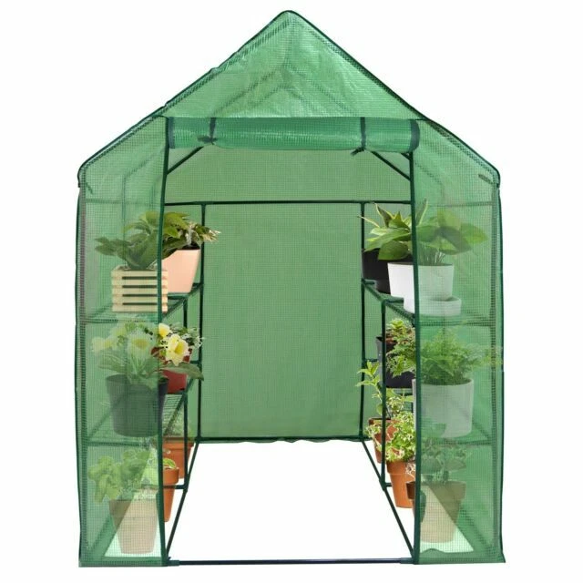 FOME gsd-H01-1627 8 Shelves 3 Tiers Mini Walk Greenhouse