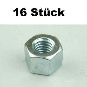 16 x Rack Sechskantmuttern M6 für Rackschienen Rackmuttern Adam Hall 5666 Mutter - Picture 1 of 3
