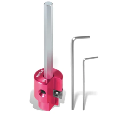 ANVALEE Premium 1/2'' PVC Pipe Reamer with 1/4" Hex Shaft, Plastic Pipe Fitting Reamer