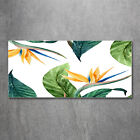 Wandbild aus Plexiglas® Druck auf Acryl 120x60 Blumen Pflanzen Tropische Blumen