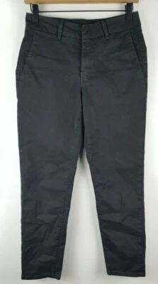 Pantalones chinos clásicos Vince para mujer talla 25 marrón oscuro mezcla de algodón/poliéster usados en excelente estado Foto 1 de 4