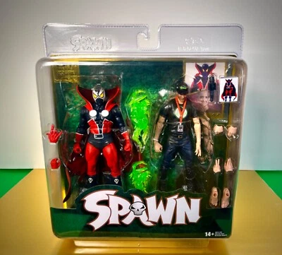 2024 McFarlane Toys 30th Anniversary - TODD MCFARLANE & SPAWN (1977) 2-Pack! - Image 1 of 4