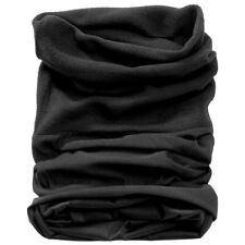 Brandit Multifunctional Neck Gaiter Fleece Seamless Stretchy Winter Black