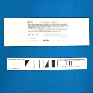 X-Rite 880-100 schwarz/weiß Kalibrierreferenz für 880 890 890U 891 891U NEU - Bild 1 von 3