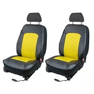 TO FIT A VOLKSWAGEN GOLF 6 CAR SEAT COVERS, YELLOW BENTLEY DIAMOND, FULL SET - Picture 1 of 7