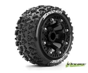 LOUISE LOUT3200SB ST-SPIDER 2.2 soft auf Felge schwarz TRX 1:16 v/h & Buggy 1:10 - Bild 1 von 1
