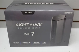 Netgear Nighthawk Wi-Fi 7 RS150 router dual band fino a 5 Gbps velocità SPEDIZIONE GRATUITA - Foto 1 di 9