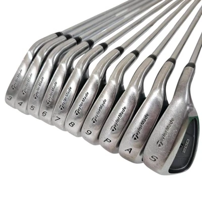 [TaylorMade] 200 Iron Set 10pcs 3-4-5-6-7-8-9-Pw-Aw-Sw Original Steel Flex R - Image 1 of 4