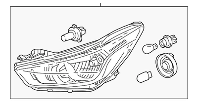 Genuine GM Driver Side Headlamp 42564394 Foto 1 de 4