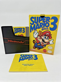 Super Mario Bros 3 Nintendo NES CIB Complete Boxed Canadian Mattel Version CAN