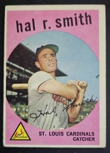 1959 Topps #497 Hal R. Smith St. Louis Cardinals - VG - Picture 1 of 2