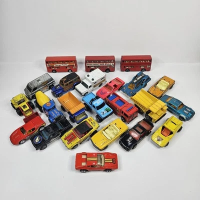 Vintage 1970s & 80s Superfast Matchbox And Hot Wheels Lot of 23 Pieces  - Image 1 of 4