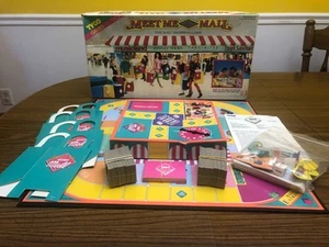 1990 Tyco Games Meet Me At The Mall Shopping Board Game Complete With Box 7067 - Picture 1 of 13