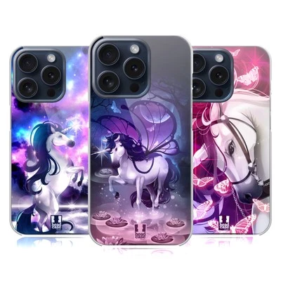 HEAD CASE DESIGNS ENCHANTED UNICORNS HARD BACK CASE FOR APPLE iPHONE PHONES - Image 1 of 4