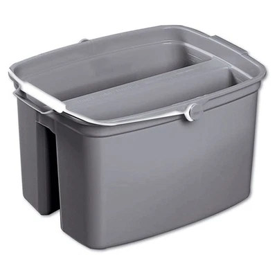 Rubbermaid Commercial 2617GRA 17 qt. Cubo utilitario doble de plástico - gris nuevo Foto 1 de 4