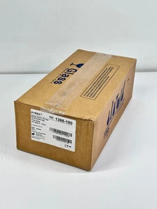 Nuevas botellas de almacenamiento de medios redondas PYREX 1395 100 ml con tapa de rosca GL45 - Caja de 10 - Imagen 1 de 2