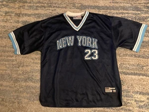 Blau 212 NYC genähtes Baseball Polyester Trikot #23 passt Herren 2 XL Sport Kollektion - Bild 1 von 11