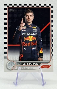 Max Verstappen 2022 Topps Formula 1 Checker Flag #1 Oracle Red Bull Racing - Picture 1 of 2