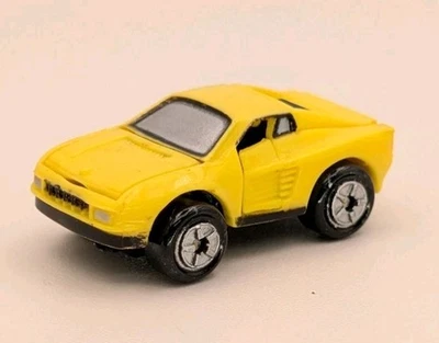Micro Machines Vintage Galoob 1990 Deluxe Ferrari Testarossa Yellow - Image 1 of 4