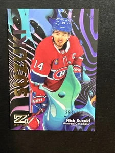 24-25 UD Metal Universe Hockey Rave Z Force 31 Nick Suzuki /399 - Picture 1 of 2