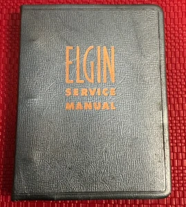 ELGIN SERVICE Manual - 1958 - Elgin National Watch Company - Bild 1 von 5