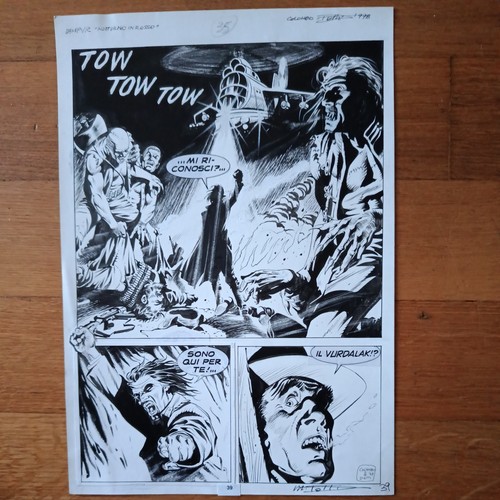 TAVOLA SPLASH ORIGINALE PER DAMPYR DI MAURIZIO DOTTI | eBay