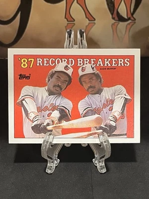 1988 Topps Eddie Murray #4 Record Breakers Baltimore Orioles - Image 1 of 3