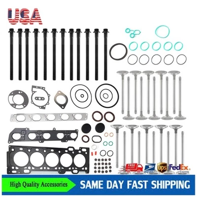 Комплект прокладок головки блока цилиндров для Volvo C30 C70 S40 S60 V50 V60 с болтами клапанами новый - Изображение 1 из 4