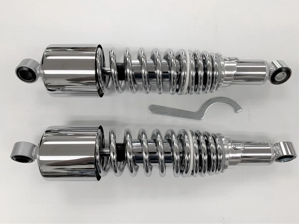 Amortiguadores cromados de doble resorte Honda GL1500 Valkyrie 13,25" Foto 1 de 1