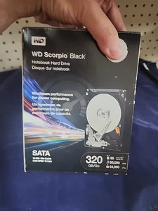 Western Digital Scorpio Black 320GB Internal 7200RPM 2.5" (WD3200BEKT) HDD - Picture 1 of 1