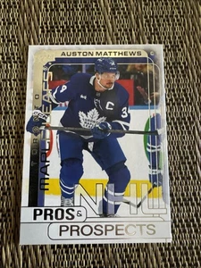 2024-25 UPPER DECK PROS & PROSPECTS AUSTON MATTHEWS - TORONTO MAPLE LEAFS - Picture 1 of 2