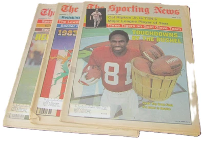 1983-THE SPORTING NEWS December 12, 19, 26  Joe Green, Rozier, Riggins - Image 1 of 4