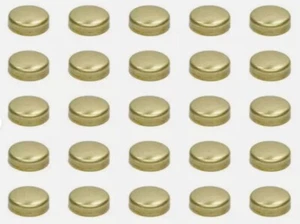 ELGIN 1-5/8" 1.635" PLC-41B BRASS Deep Cup Engine Expansion Freeze Plugs Box/25 - Picture 1 of 3