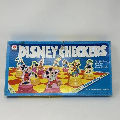 1977 Complete Disney Checkers Whitman Mickey Mouse Checkers Condition READ - Image 1 of 4
