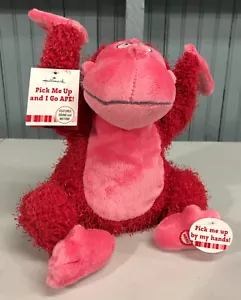 Hallmark Animated Singing Pick Me Up Plüsch Affe SIEHE VIDEO LINK - Bild 1 von 7