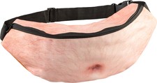 Bauchtasche dicker Bauch haarig Fasching Karneval Junggesellenabschied Bierbauch