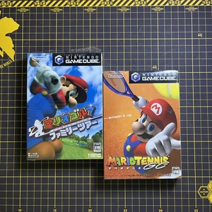 Lot 2 Mario Tennis Golf Family Your Nintendo Gamecube GC Complete NTSC-J CIB - Picture 1 of 8