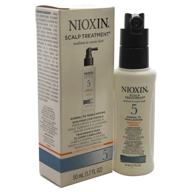 Nioxin SCALP TREATMENT #5 Chemically Treated Hair Medium Coarse Normal Thin 1.7  - Image 1 of 1