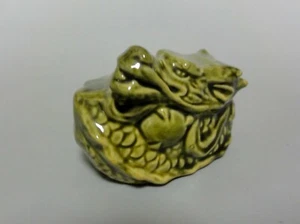 #02 Japanese Good Luck Oriental Zodiac Ceramic Toothpick Holder / TATSU Dragon - Picture 1 of 8