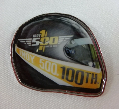 100TH Running 2016 Indy 500 Event Helmet Collector Lapel Pin Indianapolis Cover