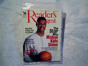 2001 READER'S DIGEST MAGAZINE DAVID ROBINSON San Antonio Spurs april SEALED,nba - Picture 1 of 2
