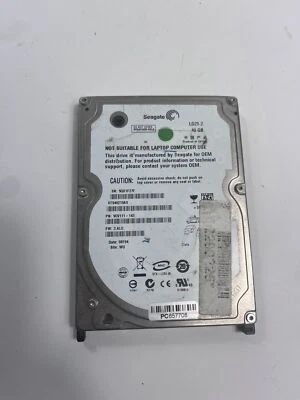 Seagate LD25.2 40GB HD. ST940210AS 9CV111-143 5400 RPM 2.5 SATA - Image 1 of 4