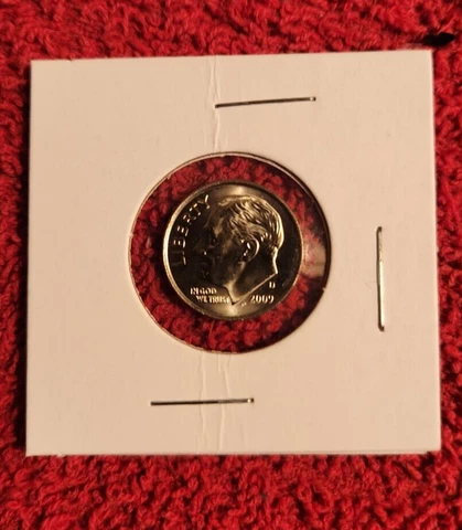 2009 D Roosevelt Dime Uncirculated 10 Cents BU Coin Denver 10c Cover
